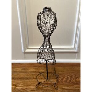 Vintage Wire Doll Dress Form 15" Tall